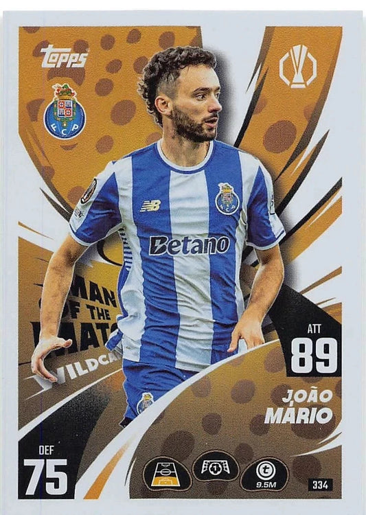 334 João Mário (FC Porto) Man of the Match Wildcard