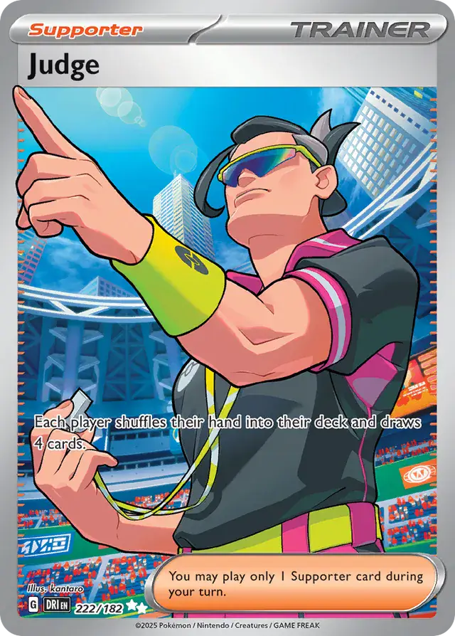 222/182 Judge Destined Rivals Pokémon Card