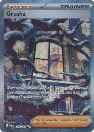 268/193 Grusha Paldea Evolved Pokémon Card