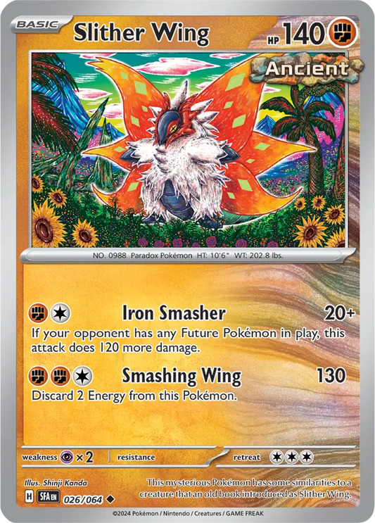 026/064 Slither Wing Shrouded Fable Pokémon Card