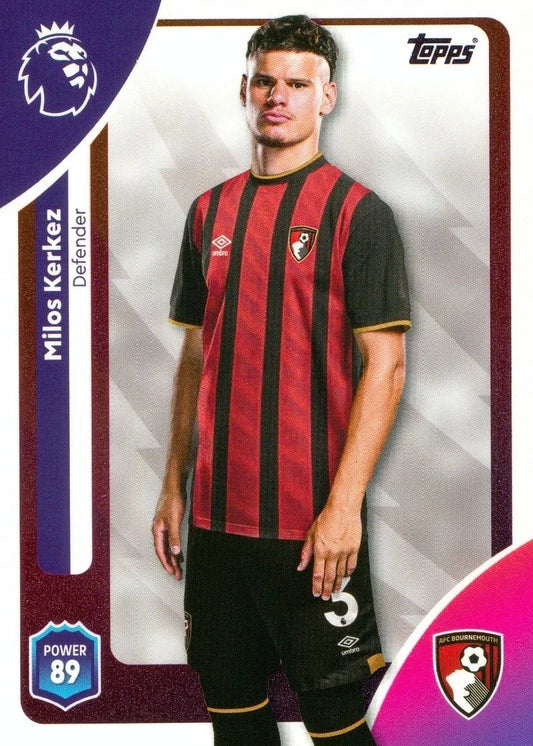 042 Milos Kerkez - AFC Bournemouth 2025/2026 Topps Premier League Card