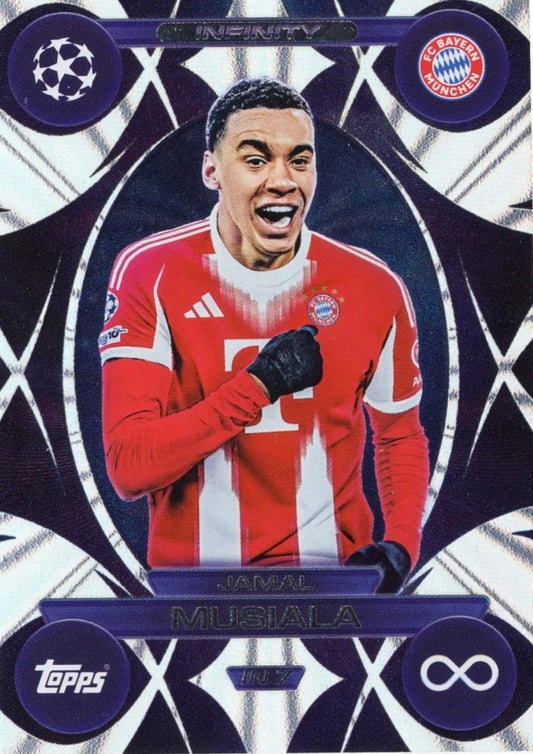IN 7 Jamal Musiala (FC Bayern München) Infinity 2025/2026 Topps UCC Match Attax