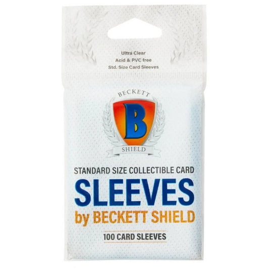 Beckett Shield Standard Size Soft Sleeves x100 Per Pack
