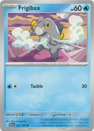 057/193 Frigibax Paldea Evolved Pokémon Card