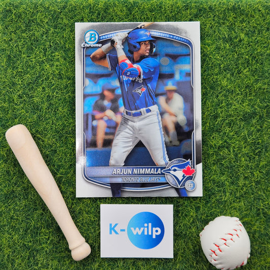 BCP-228 Arjun Nimmala Toronto Blue Jays - Prospects Bowman Chrome Topps Baseball Trading Card