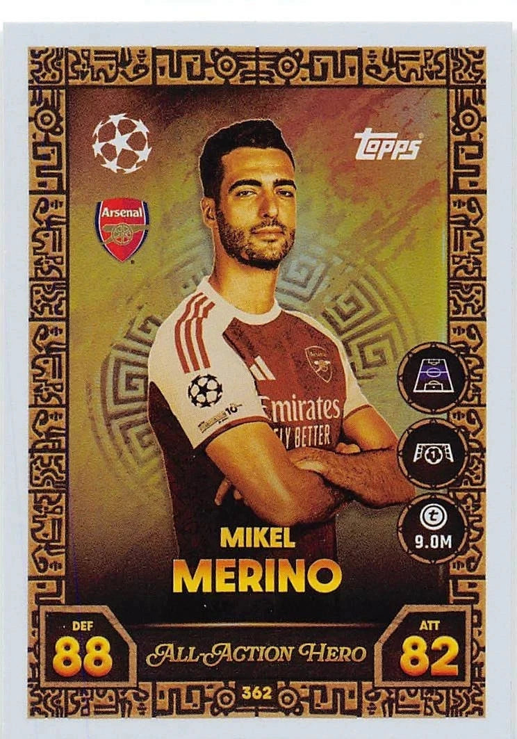 362 Mikel Merino (Arsenal) All-Action Hero