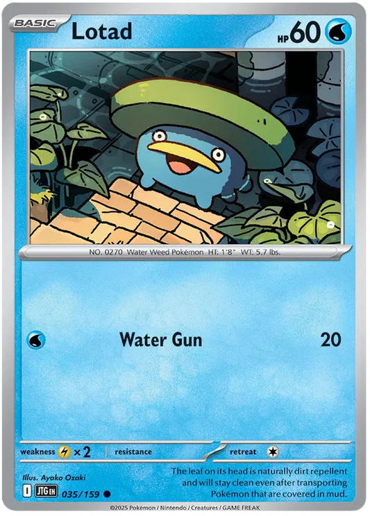 035/159 Lotad Journey Together Pokémon Card