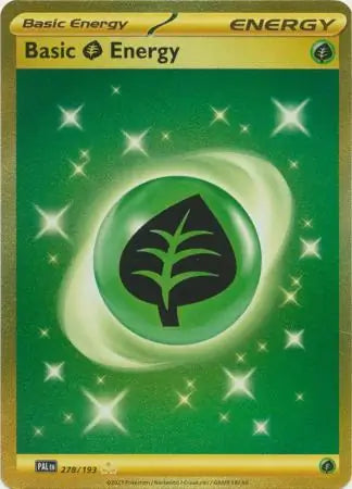 278/193 Basic Grass Energy Paldea Evolved Pokémon Card