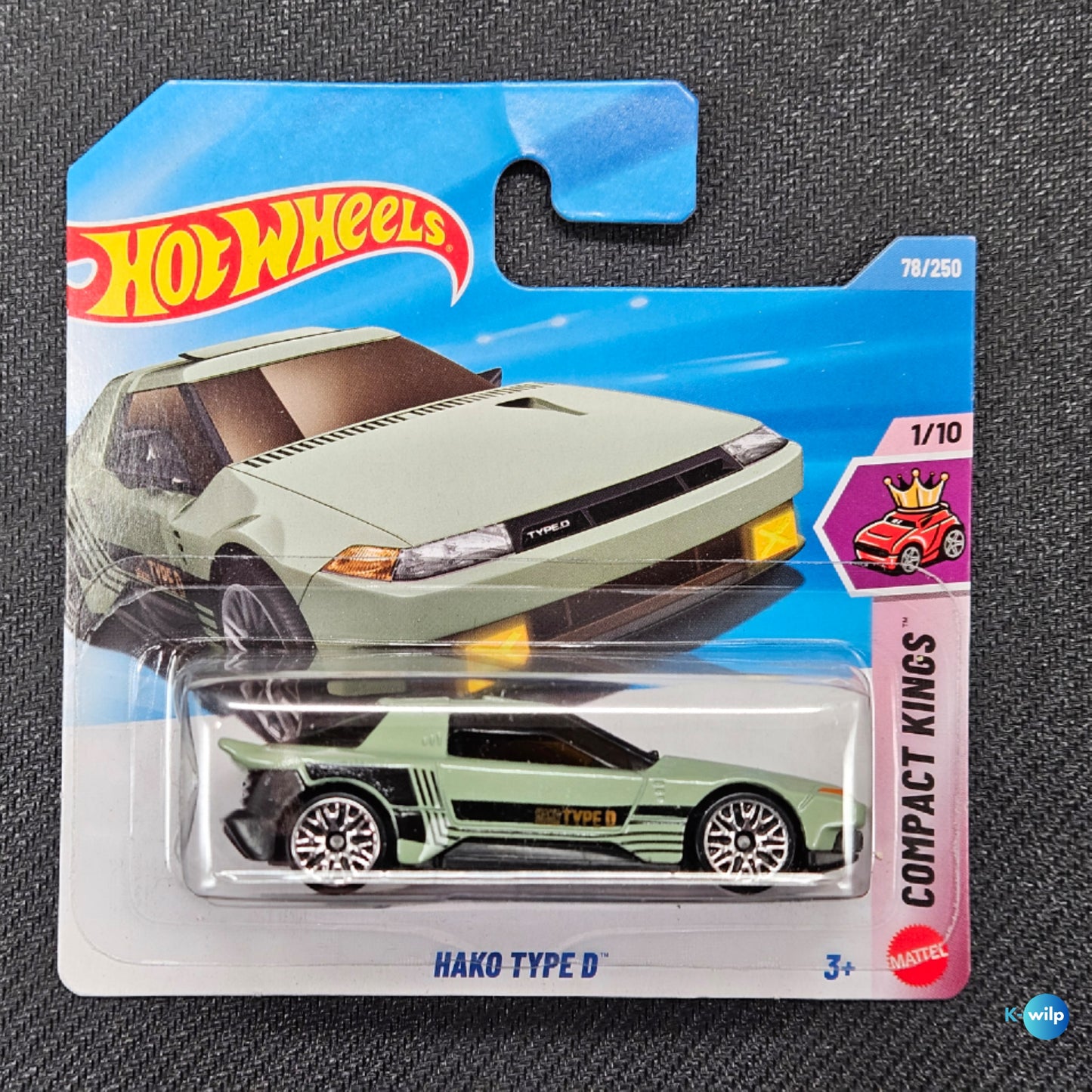 78/250 Hako Type D Compact Kings 2026 Mainline Hot Wheels Short Card Mattel