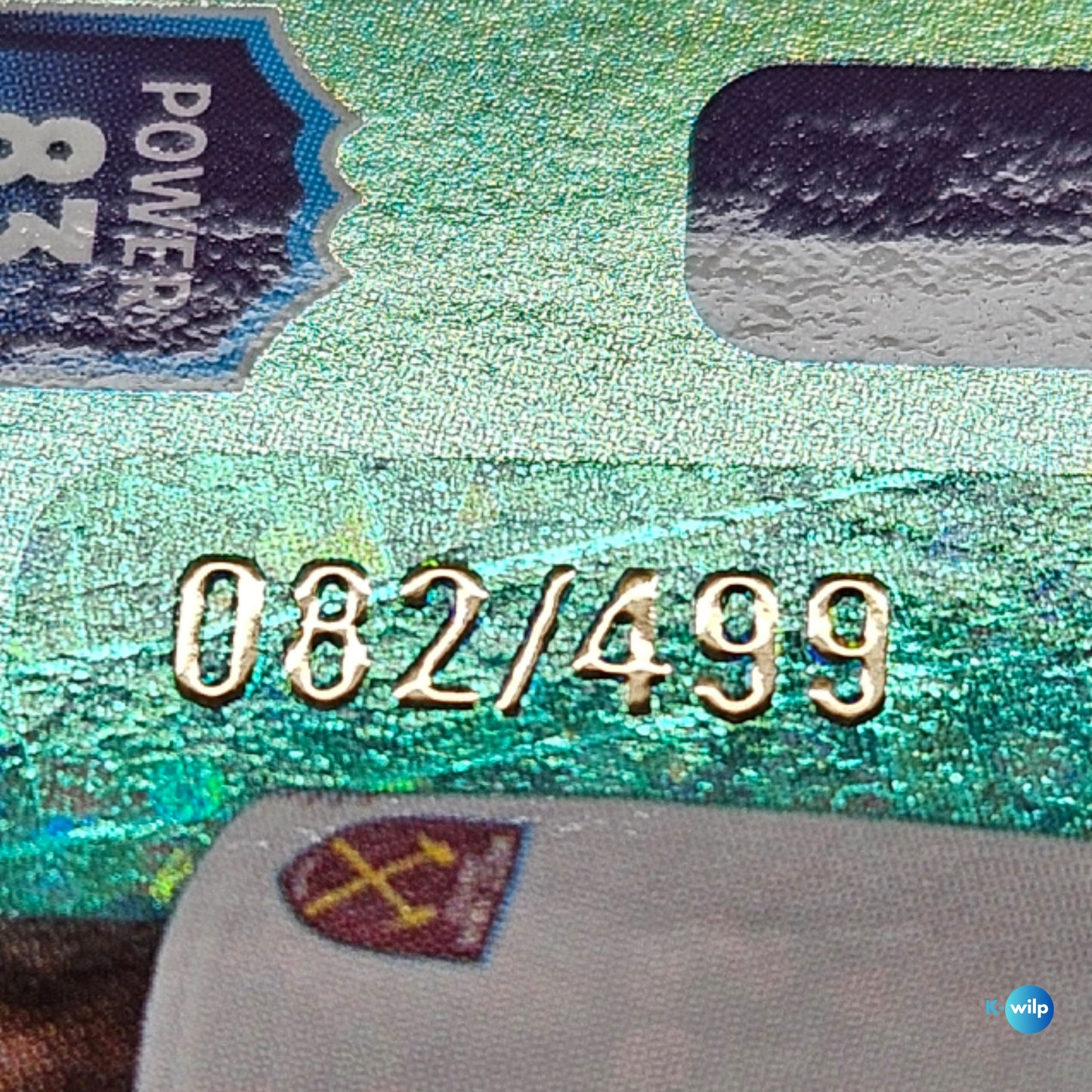 Luis Guilherme Numbered 082/499 West Ham Topps 2025/2026 Premier League Card Number #285 Football Card