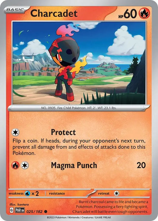 025/182 Charcadet Paradox Rift Pokémon Card