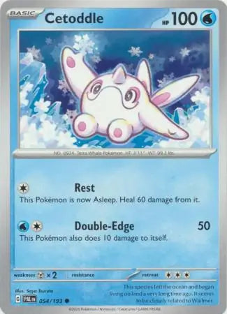 054/193 Cetoddle Paldea Evolved Pokémon Card