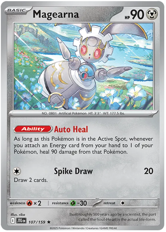 107/159 Magearna Journey Together Pokémon Card