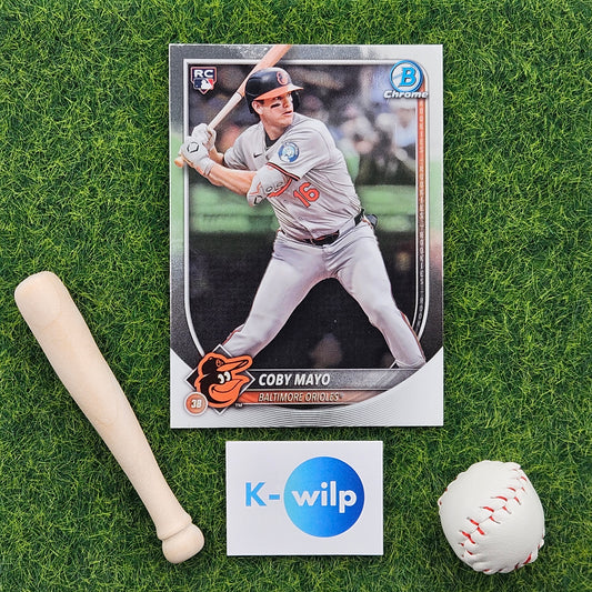 083 Coby Mayo - Baltimore Orioles RC 2025 Bowman Chrome Topps Baseball Trading Card