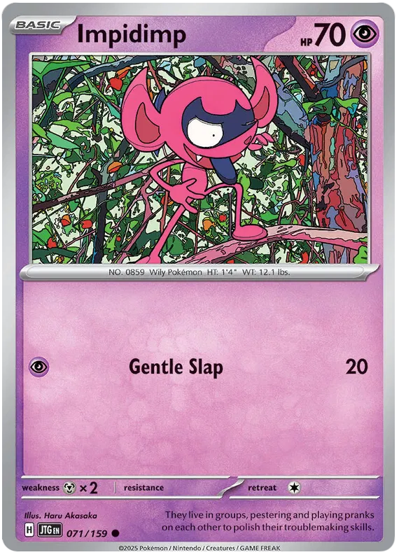 071/159 Impidimp Journey Together Pokémon Card