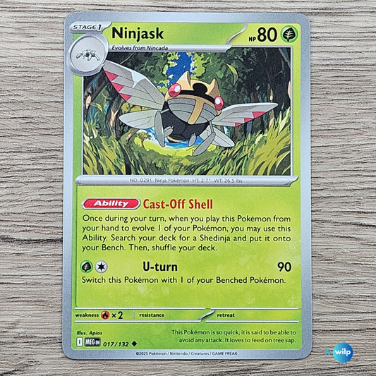 017/132 Ninjask Mega Evolution Pokémon Card