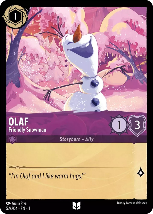 052/204 Olaf Friendly Snowman