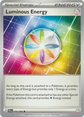 191/193 Luminous Energy Paldea Evolved Pokémon Card