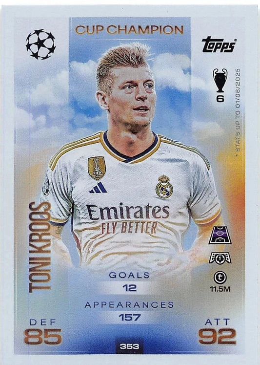 353 Toni Kroos (Real Madrid CF) Cup Champion