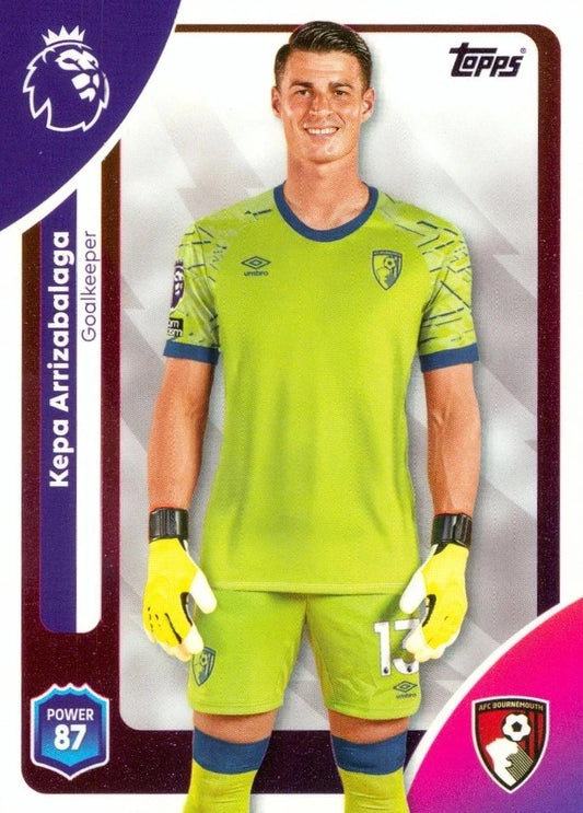 038 Kepa Arrizabalaga - AFC Bournemouth 2025/2026 Topps Premier League Card