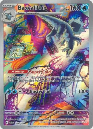 210/193 Baxcalibur Paldea Evolved Pokémon Card