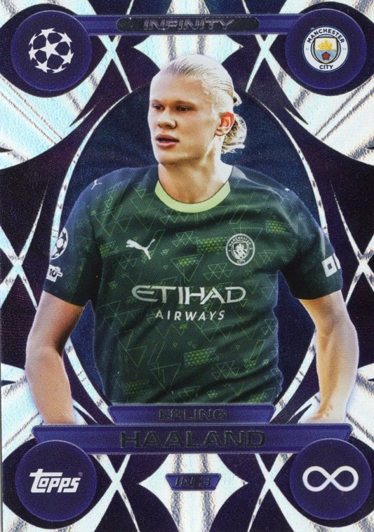 IN 3 Erling Haaland (Manchester City) Infinity 2025/2026 Topps UCC Match Attax