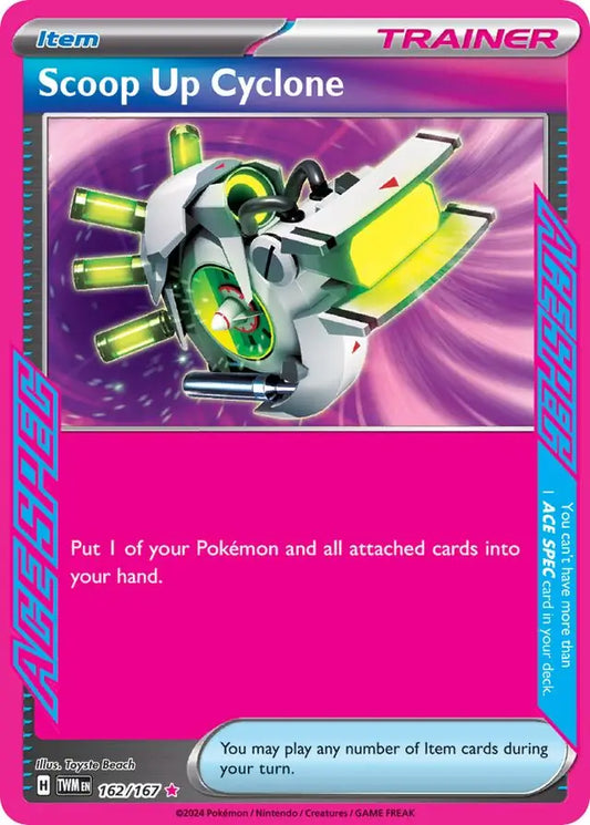 162/167 Scoop Up Cyclone Twilight Masquerade Pokémon Card