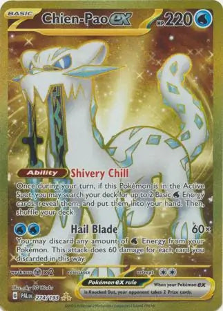 274/193 Chien-Pao ex Paldea Evolved Pokémon Card