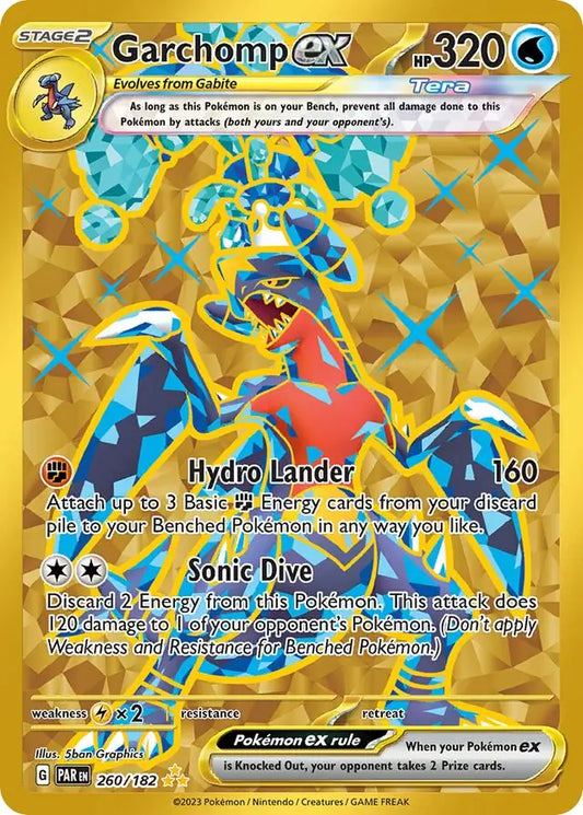 260/182 Garchomp ex Paradox Rift Pokémon Card