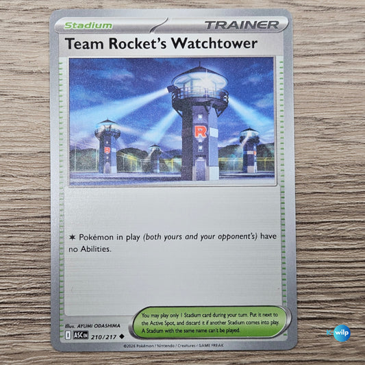 210/217 Team Rocket's Watchtower Ascended Heroes Pokémon Trading Card