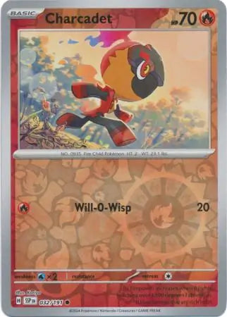 032/191 Charcadet Reverse Holo Surging Sparks Pokémon Card