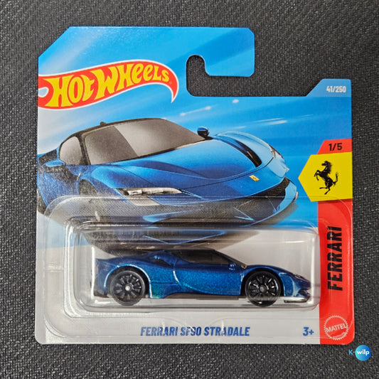 41/250 Ferrari SF90 Stradale 2026 Mainline Hot Wheels Short Card Mattel