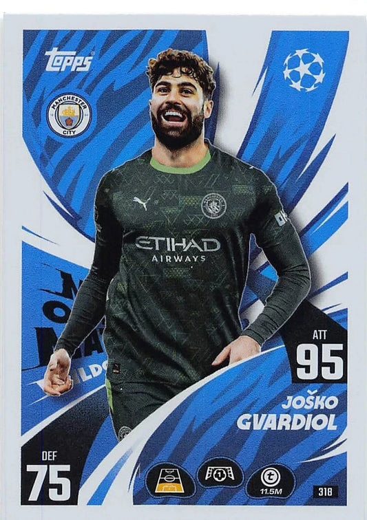 318 Joško Gvardiol (Manchester City) Man of the Match Wildcard