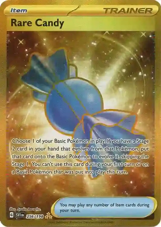 256/198 Rare Candy Scarlet & Violet Base Set Pokémon Card
