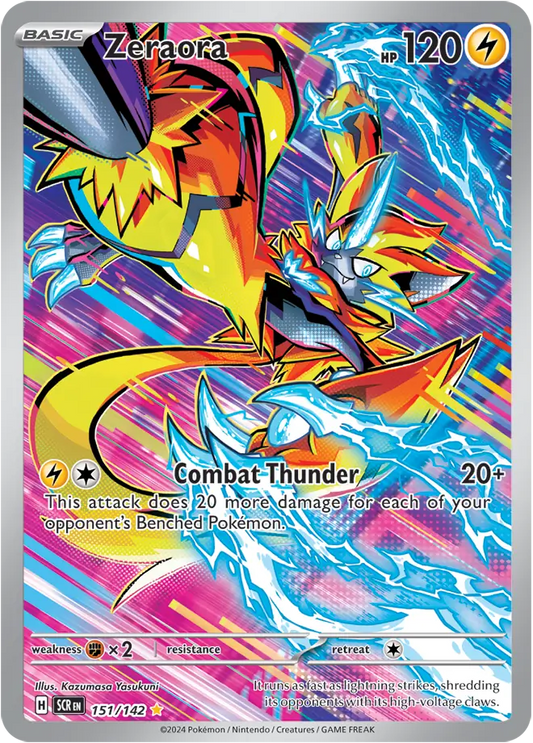 151/142 Zeraora Stellar Crown Pokémon Card