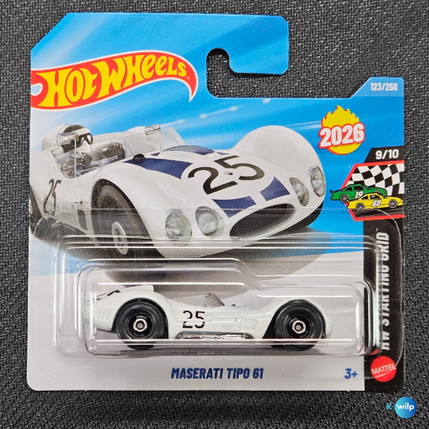 123/250 Maserati Tipo 61 HW Starting Grid 2026 Mainline Hot Wheels Short Card Mattel