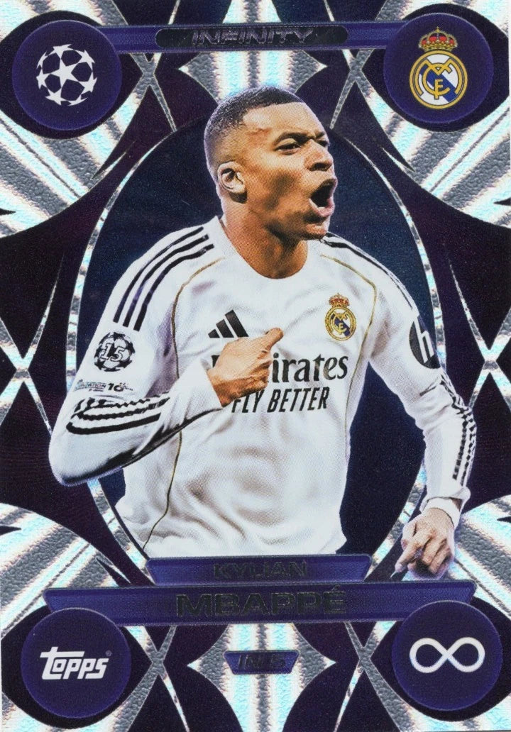 IN 5 Kylian Mbappé (Real Madrid CF) Infinity 2025/2026 Topps UCC Match Attax
