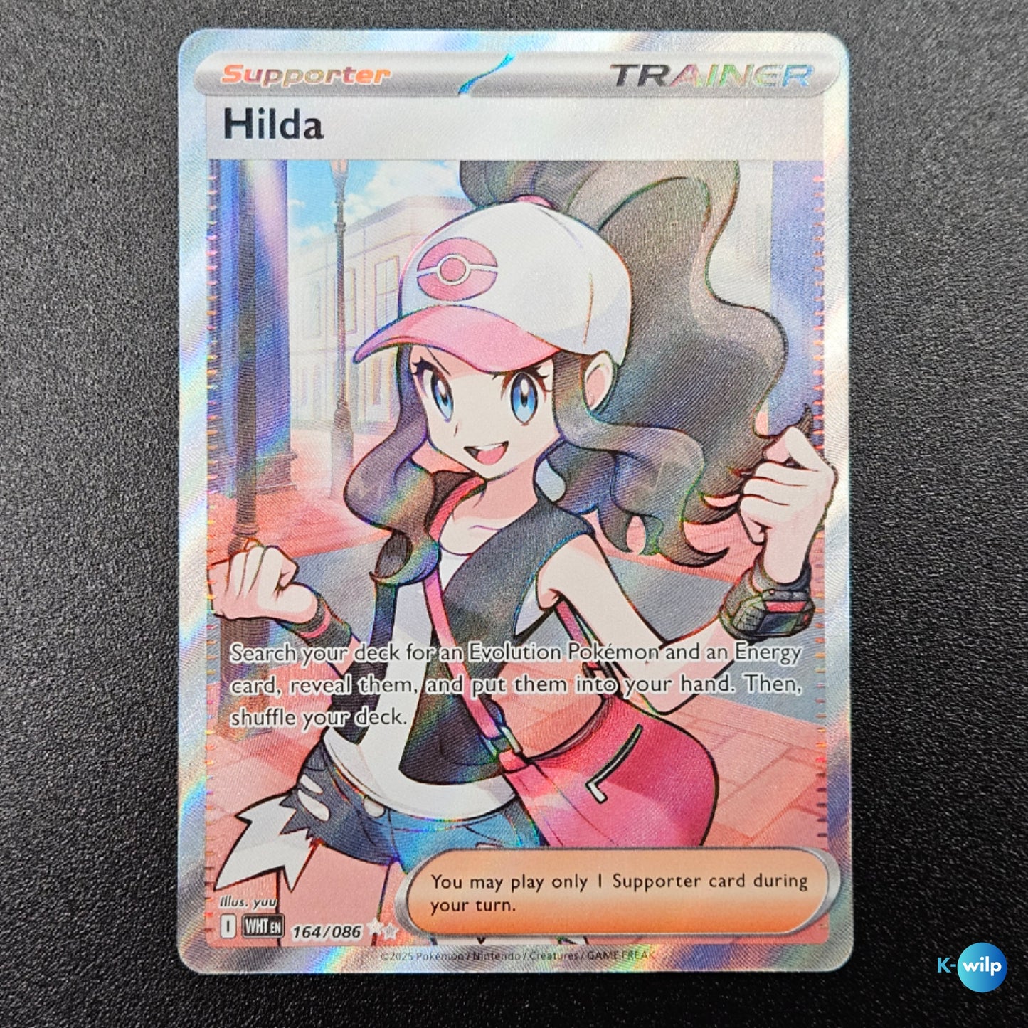 Hilda 164/086 White Flare English Pokémon Trading Card