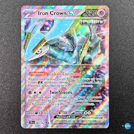 Iron Crown ex 081/162 Temporal Forces English Pokémon Trading Card