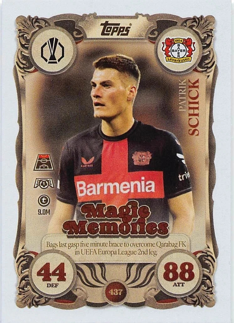 437 Patrik Schik (Bayer 04 Leverkusen) Magic Memories