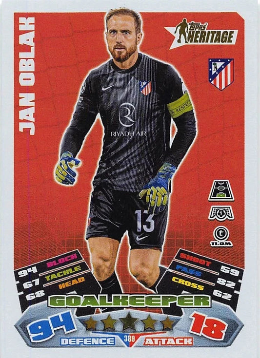 389 Jan Oblak (Atlético de Madrid) Heritage