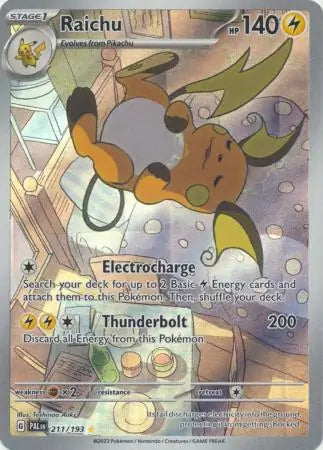 211/193 Raichu Paldea Evolved Pokémon Card