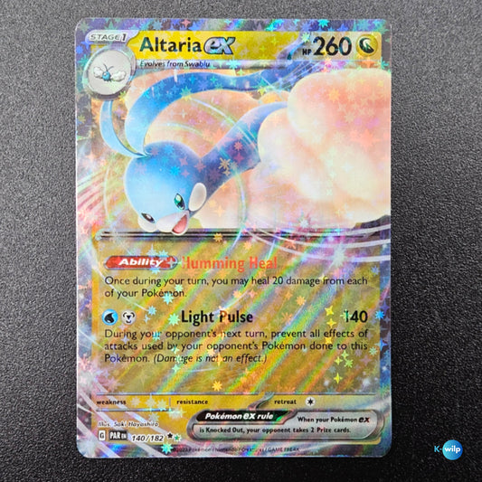 Altaria ex 140/182 Paradox Rift Holo Double Rare English Pokémon Trading Card