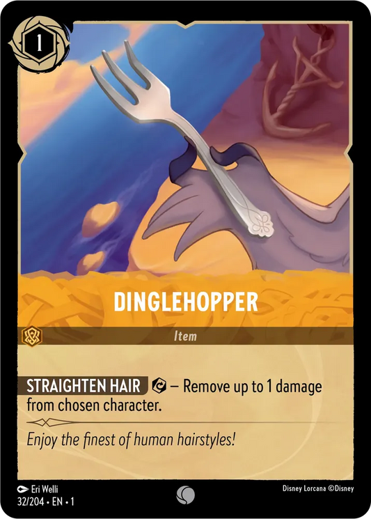 032/204 Dinglehopper Disney Lorcana The First Chapter Card