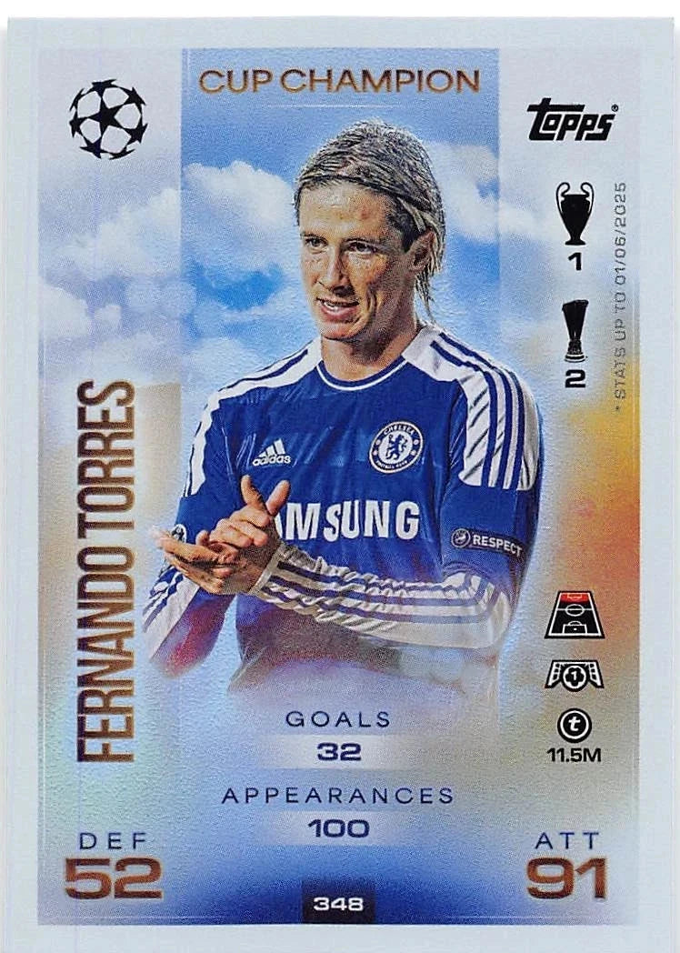 348 Fernando Torres (Chelsea) Cup Champion