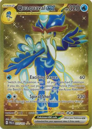 273/193 Quaquaval ex Paldea Evolved Pokémon Card