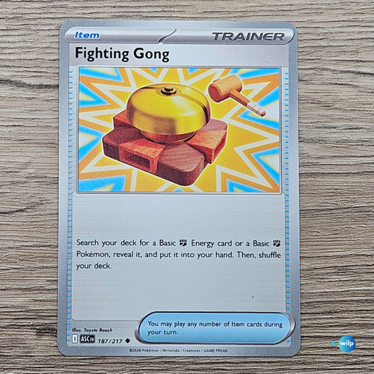187/217 Fighting Gong Ascended Heroes Pokémon Trading Card