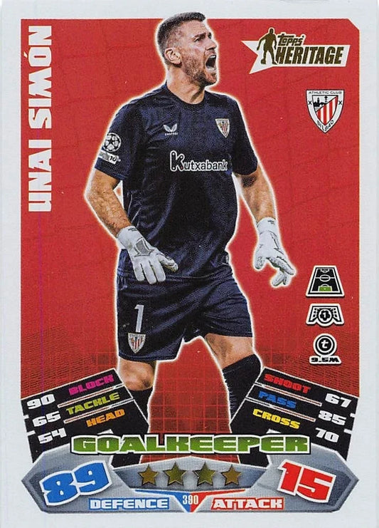 390 Unai Simón (Athletic Club) Heritage