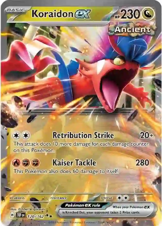 120/162 Koraidon ex Scarlet & Violet Temporal Forces Pokémon Card