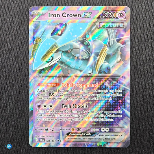081/162 Iron Crown ex Temporal Forces English Pokémon Trading Card